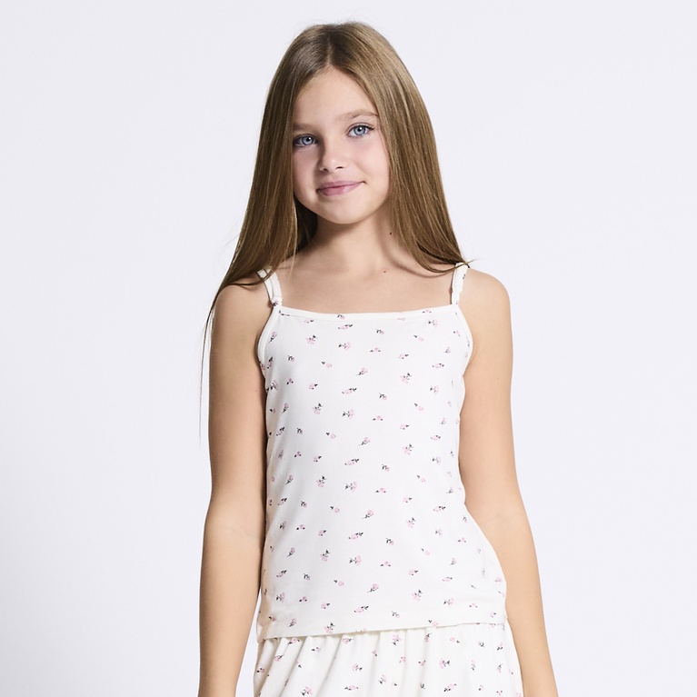 Soft singlet "Henny printed star" Off white